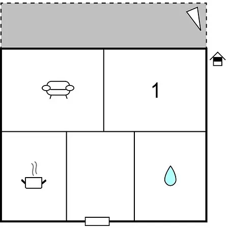 1 Floor Lejlighed